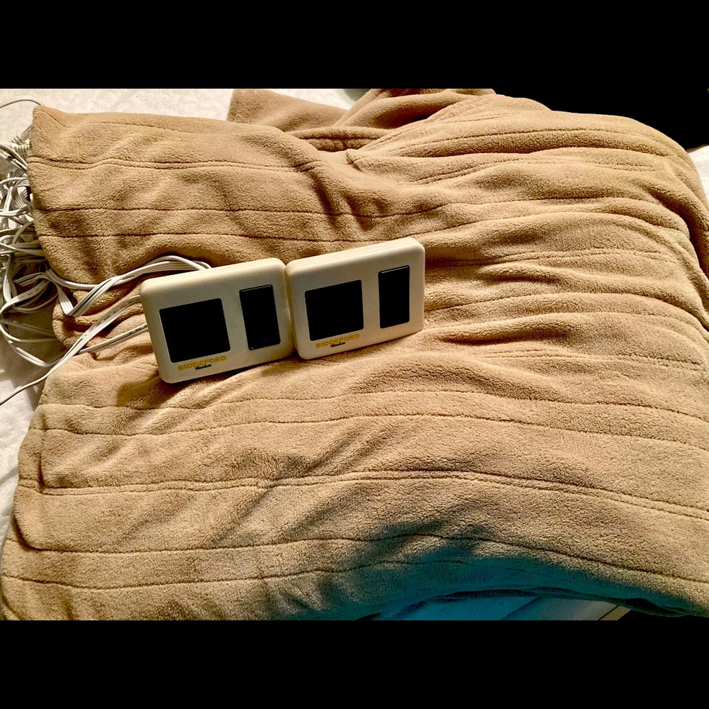 King size heated blanket